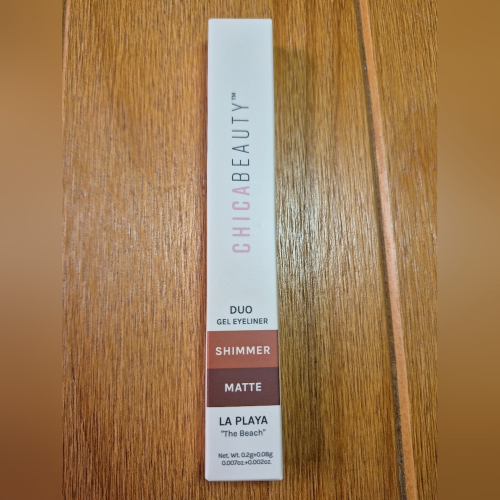 CHIICA BEAUTY Duo Gel Eyeliner - La Playa (Shimmer & Matte)‎